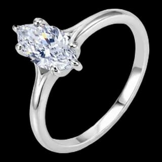 S925 Sterling Silver Lab-Grown Diamond Ring — JKW-E20F4EB05402-V001