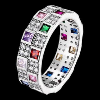 S925 Sterling Silver Zircon Ring — JKW-EDFAFF1A3441-V001