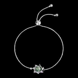 S925 Sterling Silver Moss Agate Bracelet — JKW-5F9F13F7CE7B-V001