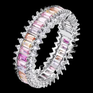 S925 Sterling Silver Multicolor Zircon Ring — JKW-2C47831A1CCD-V001