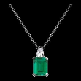 S925 Sterling Silver High-Carbon Diamond Pendant — JKW-1E51DE897B91-V001