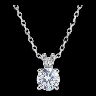S925 Sterling Silver Lab-Grown Diamond Necklace — JKW-1ABE5767C527-V001