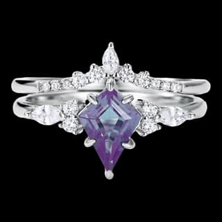 S925 Sterling Silver Alexandrite Ring — JKW-39EF8986EF66-V001