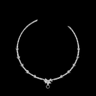 S925 Sterling Silver Zircon Necklace — JKW-6DCDF12DA5E5-V001
