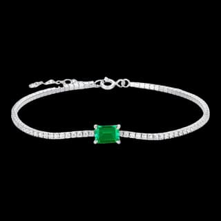 S925 Sterling Silver Gemstone Bracelet Collection