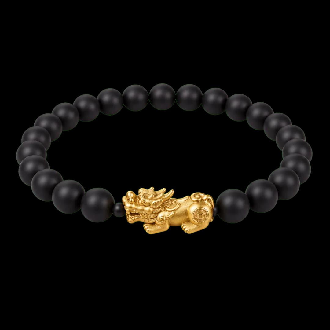 Pixiu Guardian Bead Bracelet transparent product image
