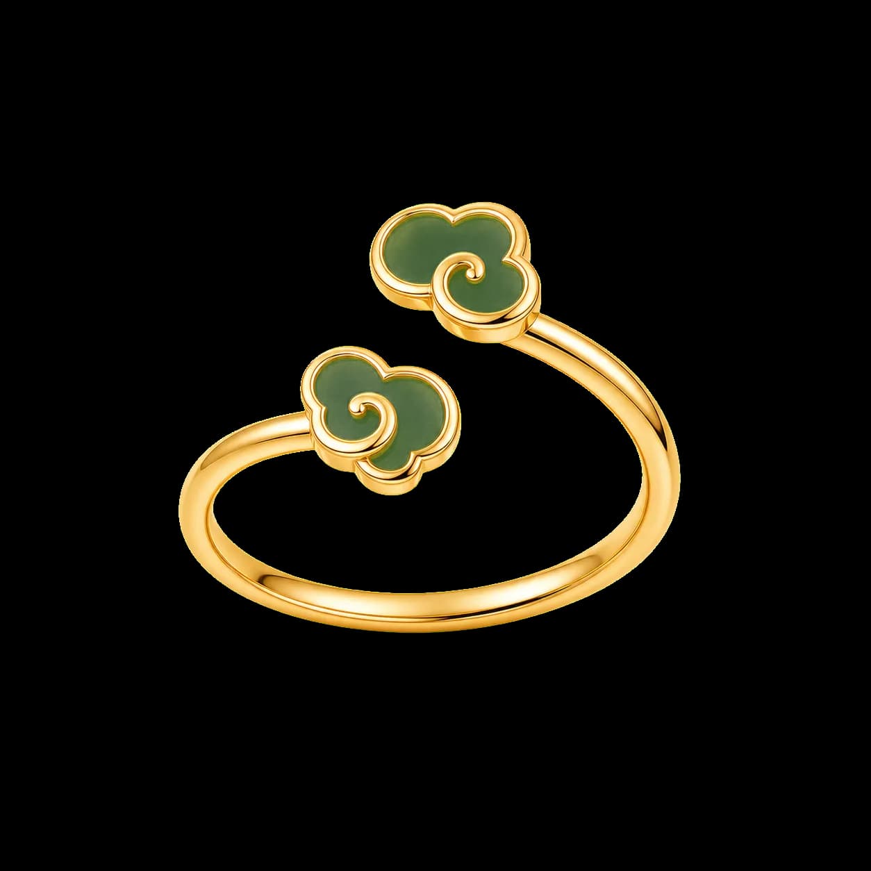 Ruyi Cloud Open Ring transparent product image