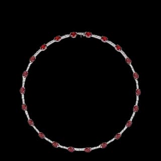 S925 Sterling Silver High-Carbon Diamond Necklace — JKW-DDF5B3871837-V001