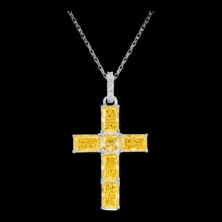 S925 Sterling Silver High-Carbon Diamond Pendant — JKW-C5A28B7C1349-V001