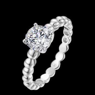 S925 Sterling Silver Lab-Grown Diamond Ring — JKW-FFE47E23E7D9-V001