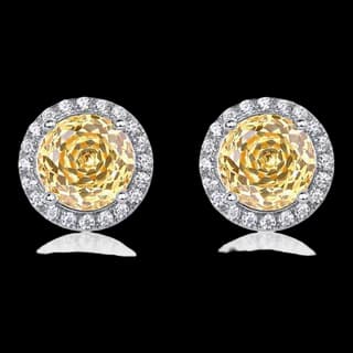 S925 Sterling Silver Zircon Stud Earrings (Pair) — JKW-3F6FC2B18878-V001