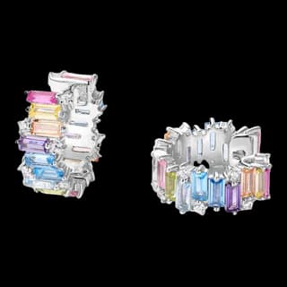S925 Sterling Silver Multicolor Zircon Stud Earrings (Pair) — JKW-33CA976D90C9-V001