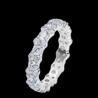 S925 Sterling Silver Lab-Grown Diamond Ring — JKW-66003883E1FD-V001