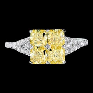 S925 Sterling Silver High-Carbon Diamond Ring — JKW-5810C338D23C-V001