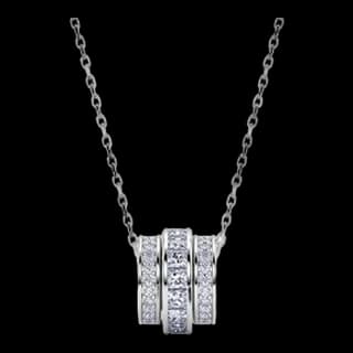 S925 Sterling Silver Lab-Grown Diamond Necklace — JKW-D1FB8A1464FE-V001