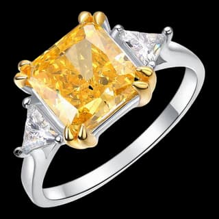S925 Sterling Silver High-Carbon Diamond Ring — JKW-7B3BB4F5A4A0-V001