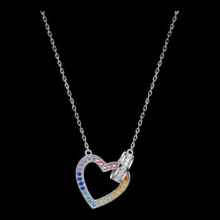 S925 Sterling Silver Multicolor Zircon Necklace — JKW-6B2D91598C34-V001