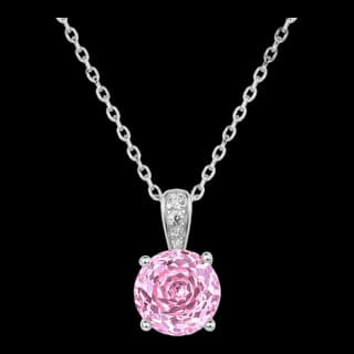 S925 Sterling Silver High-Carbon Diamond Necklace — JKW-2E9FFFEE26EA-V001