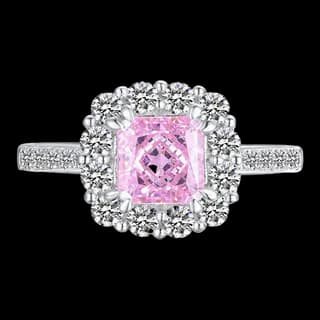 S925 Sterling Silver High-Carbon Diamond Ring — JKW-334B15A8373A-V001
