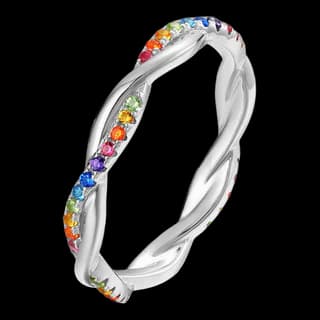 S925 Sterling Silver Multicolor Zircon Ring — JKW-DC2D03BB8729-V001