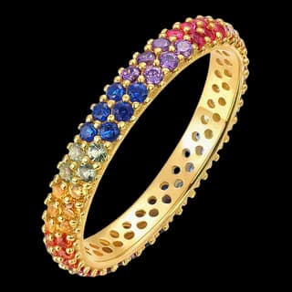 S925 Sterling Silver Multicolor Zircon Ring — JKW-625F4557F0D2-V001
