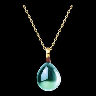 S925 Sterling Silver Synthetic Ametrine Pendant — JKW-976BBB606B02-V001