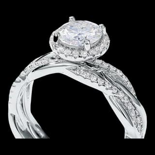 S925 Sterling Silver Moissanite Ring — JKW-542B4046C4B1-V001