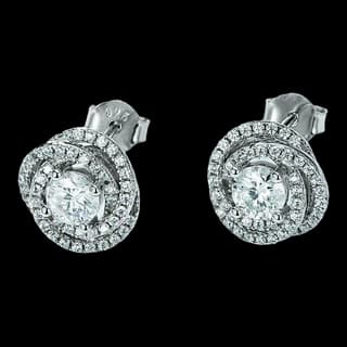 S925 Sterling Silver Moissanite Stud Earrings (Pair) — JKW-31564681A605-V001