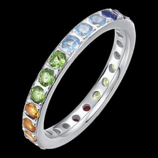 S925 Sterling Silver Multicolor Zircon Ring — JKW-0E9CF47090C2-V001