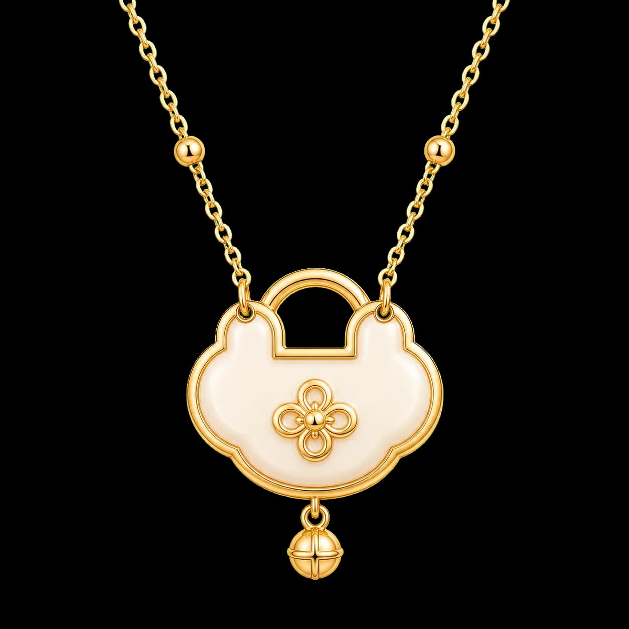 Longevity Lock Family Necklace transparent product image