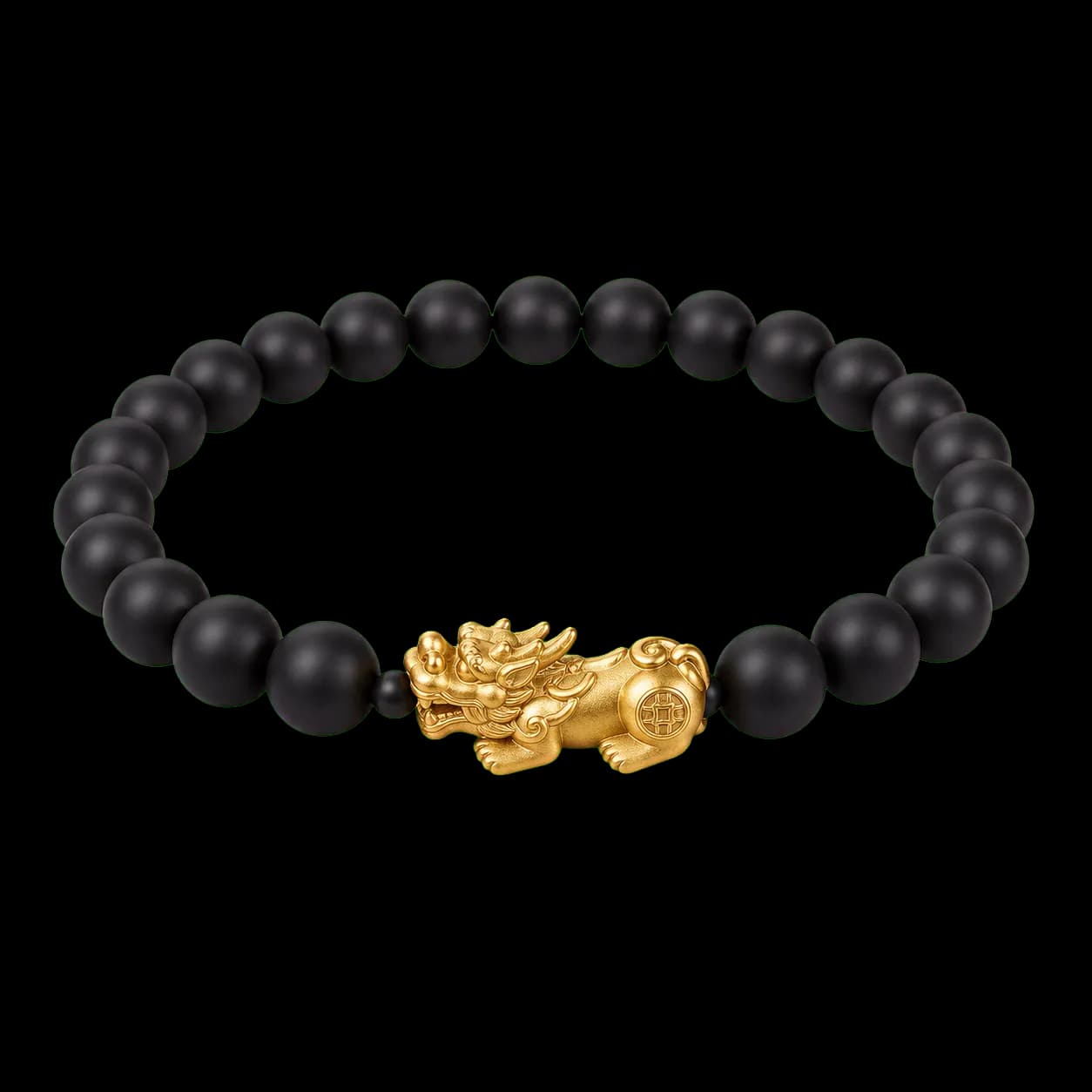 Pixiu Guardian Bead Bracelet transparent product image